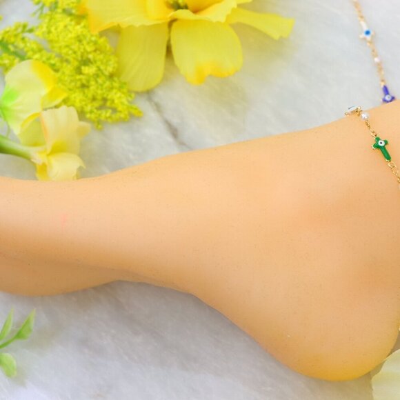 "Minimalist Anklet, Sleek & Modern Design, Women’s Fashion, YC110022-A - Picture 7 of 10